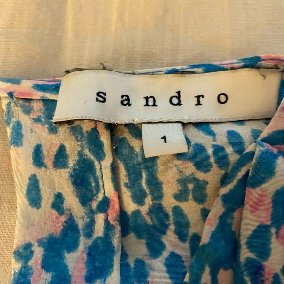 Sandro Rebelle Silk Cheetah Leopard Dress (25) - Picture 11 of 11